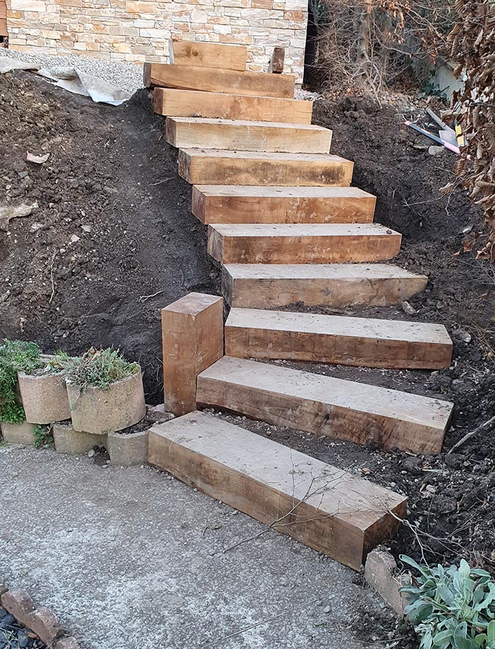 escalier bute